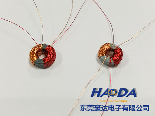 Magnetic ring inductance coils